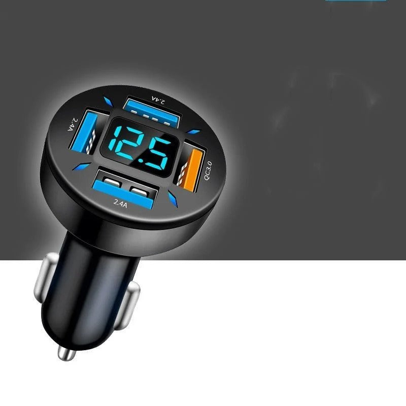 4-Port Smart Fast Car Charger
