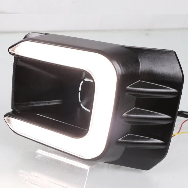 Dual-Color Yellow & White Low-Profile Design