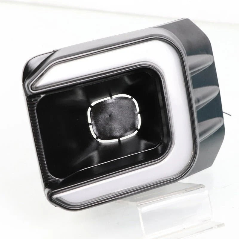 Dual-Color Yellow & White Low-Profile Design