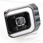 Dual-Color Yellow & White Low-Profile Design