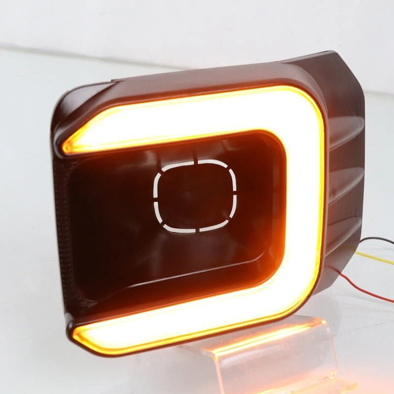 Dual-Color Yellow & White Low-Profile Design