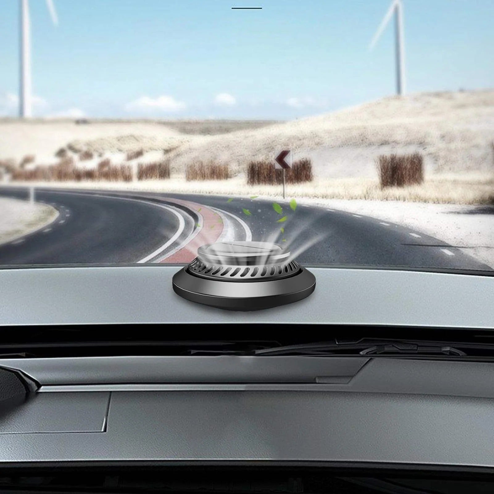Solar Rotating Car Air Freshener
