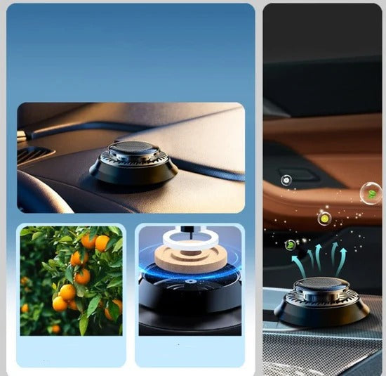 Solar Rotating Car Air Freshener