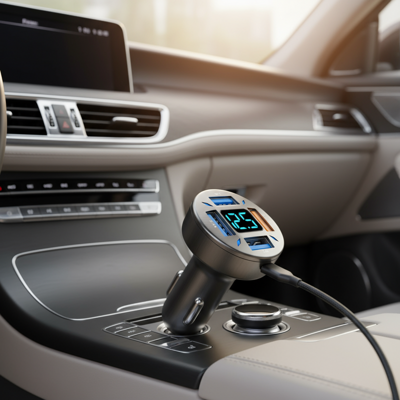 4-Port Smart Fast Car Charger
